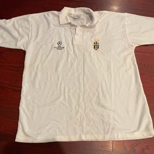 Champions League Juventus Football Soccer Polo Shirt XL